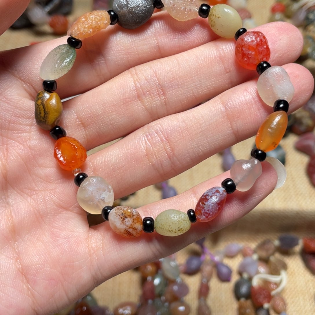 玛瑙/玉髓手链合金