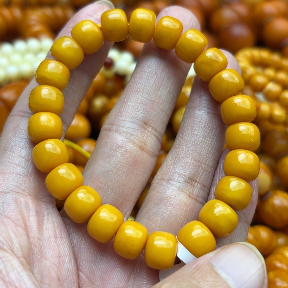 琥珀手链未镶嵌蜜蜡