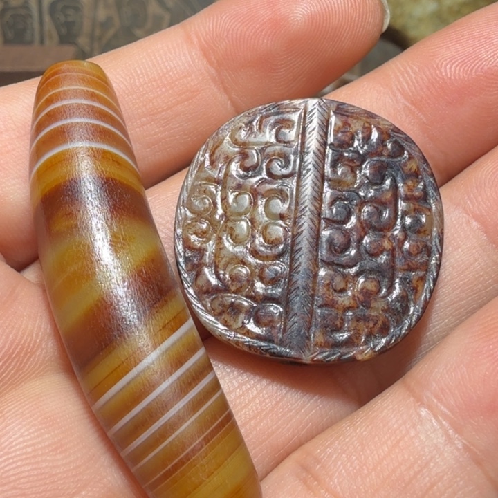 潍***身和田玉（糖玉）未镶嵌颈饰