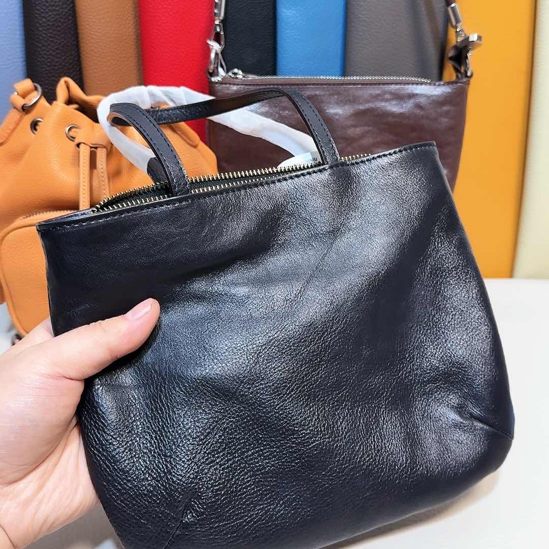 头层牛皮真皮黑色