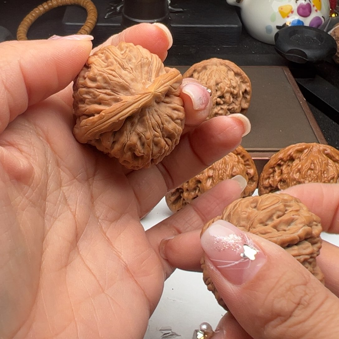 文玩核桃把件莲花39