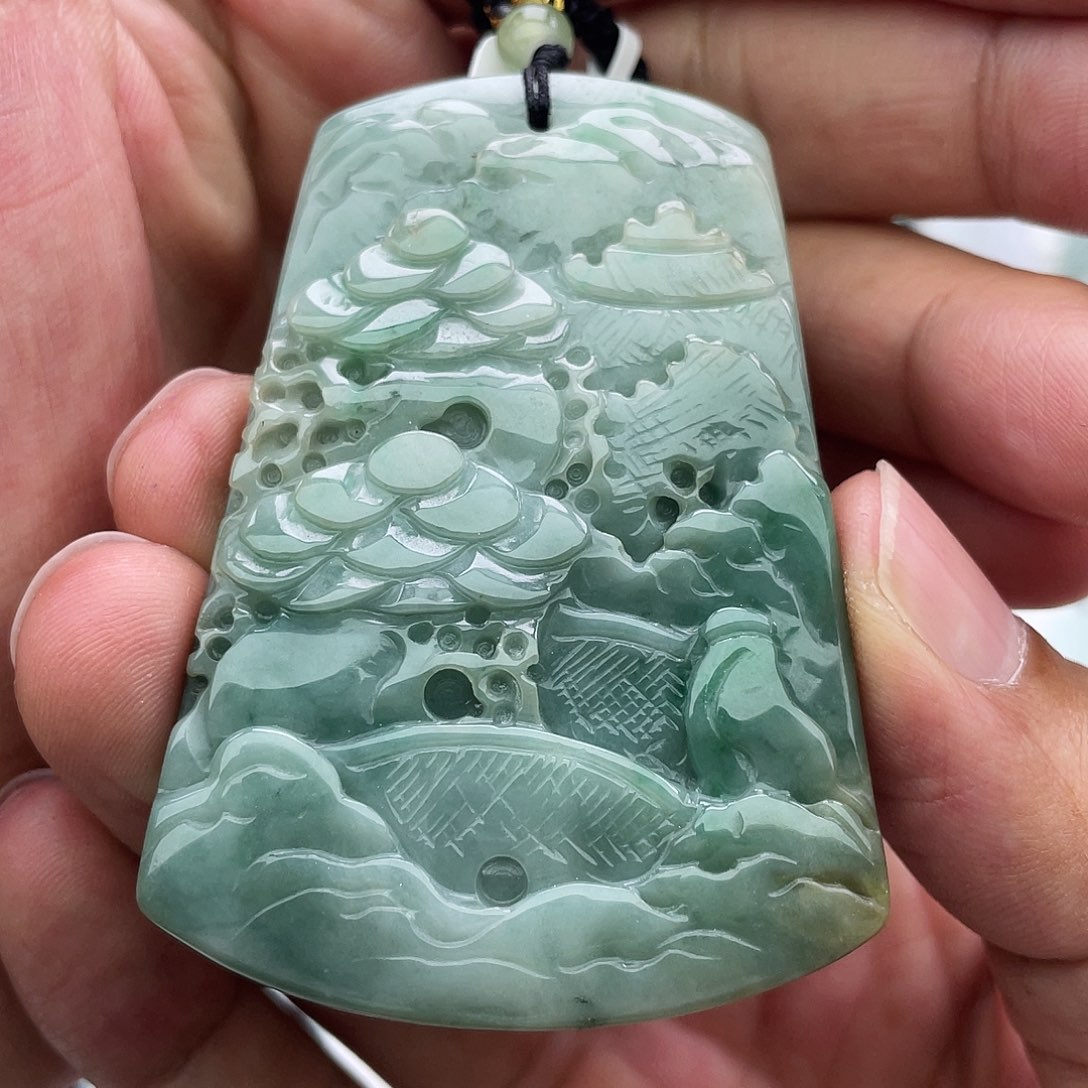 颈饰未镶嵌翡翠翡翠