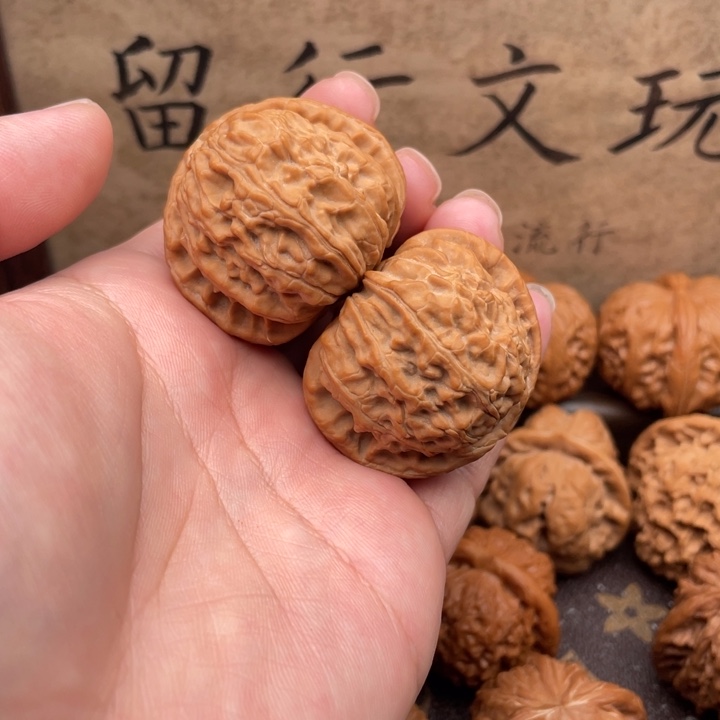 把件文玩核桃39白狮子