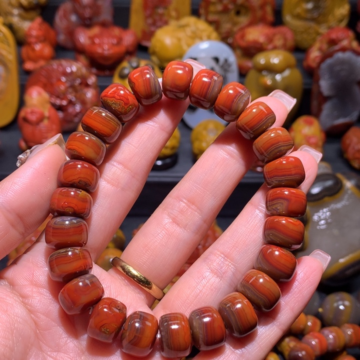 玛瑙/玉髓手链未镶嵌大*'