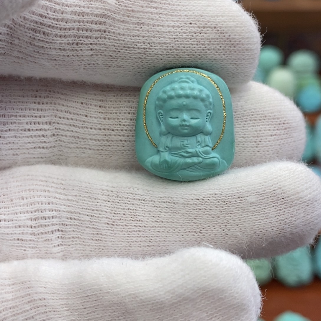 绿松石未镶嵌珠宝奇石