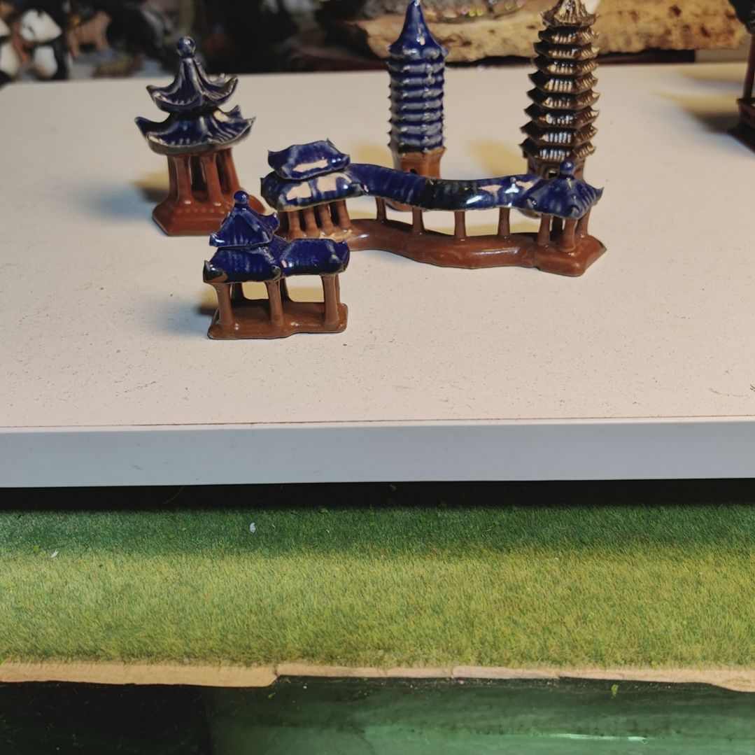 陶瓷盆景假山摆件造景摆件