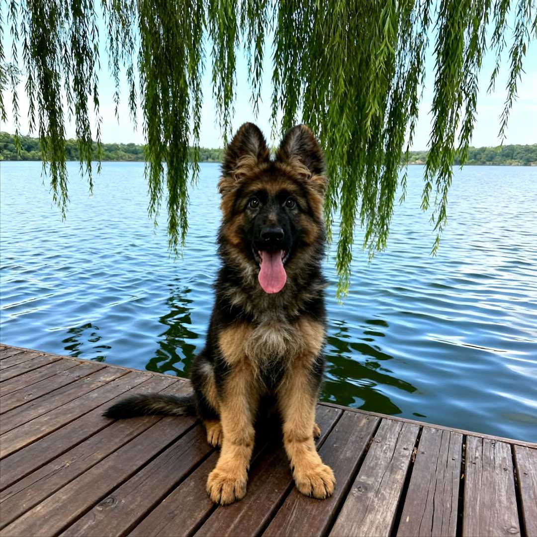 咦德牧幼犬狗狗幼宠护院大型犬家养看家犬活体平背真狗聪明活物猛