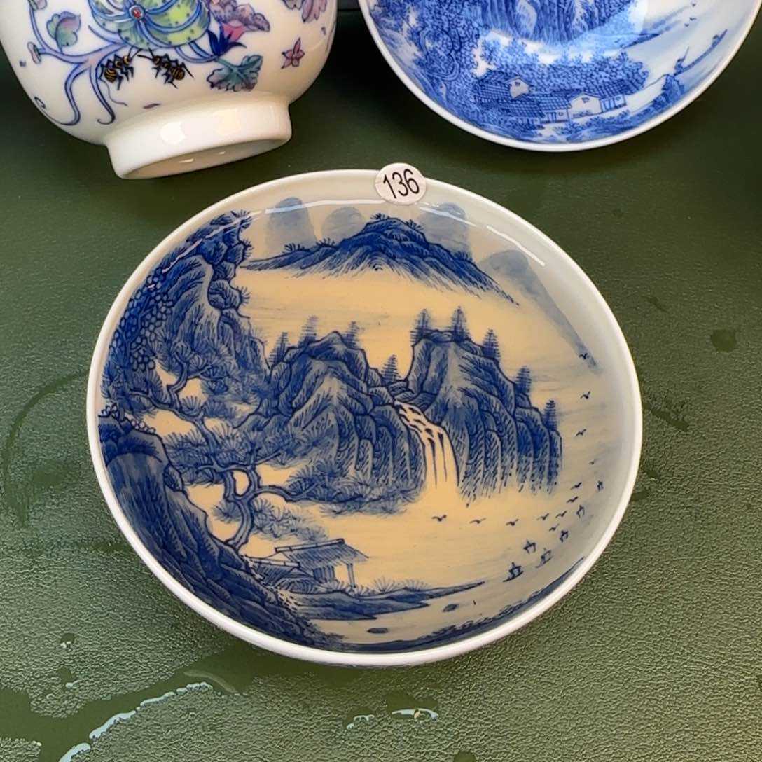 彦祖纯手工手绘茶具136