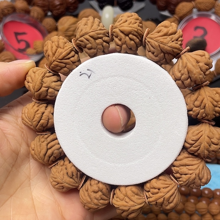 @****桃核手串豹子头手串21➕尺寸15颗全品无修