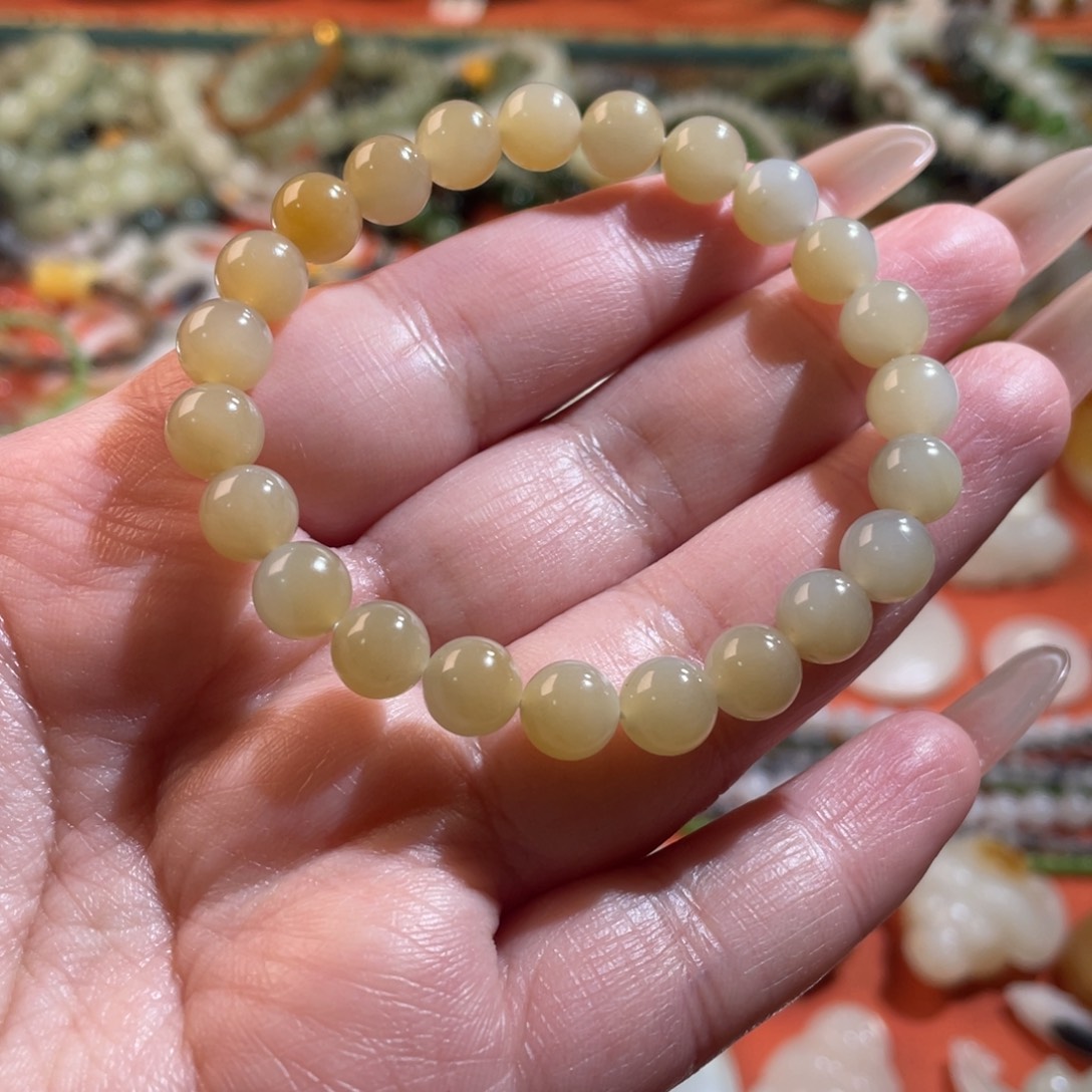 和田玉手链未镶嵌