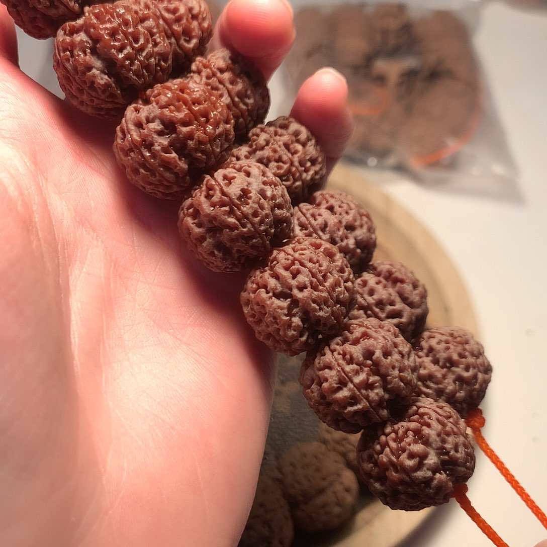 金刚菩提手串余*心22梁蜂王梅花超头