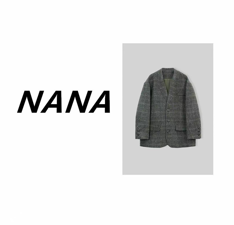 【NANA】沉序    复古老钱粗花西装外套MQJ2735