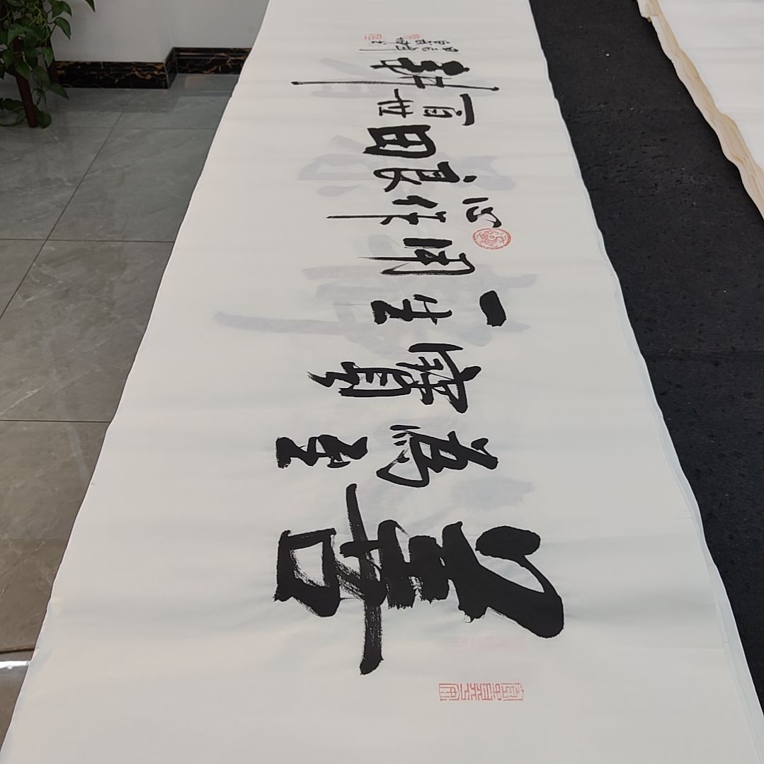 白武坤白老师作品一副