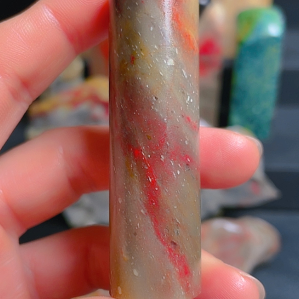 【闪购商品】昌化鸡血石昌化鸡血石圆章软底