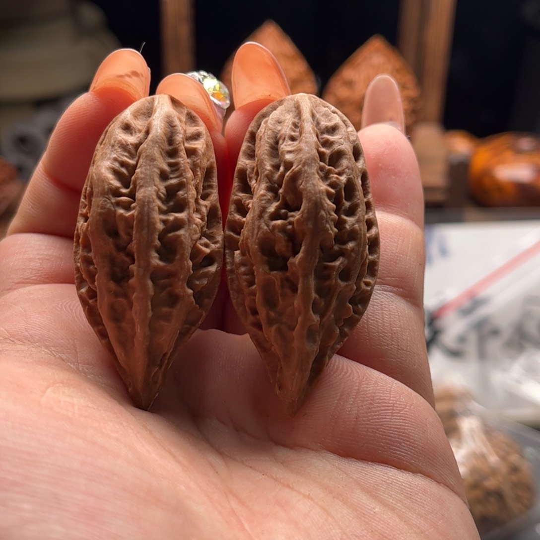 文玩核桃把件关东木子家楸大胖87