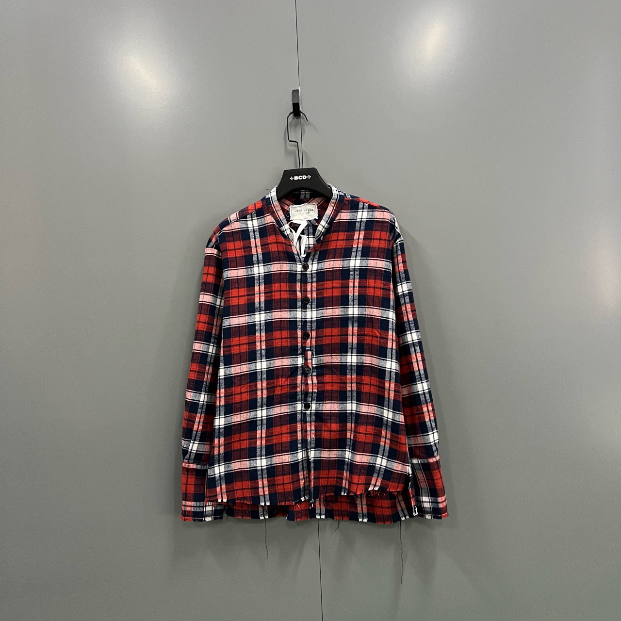未使用 maje BC 011469 GREG LAUREN 格纹衬衫 