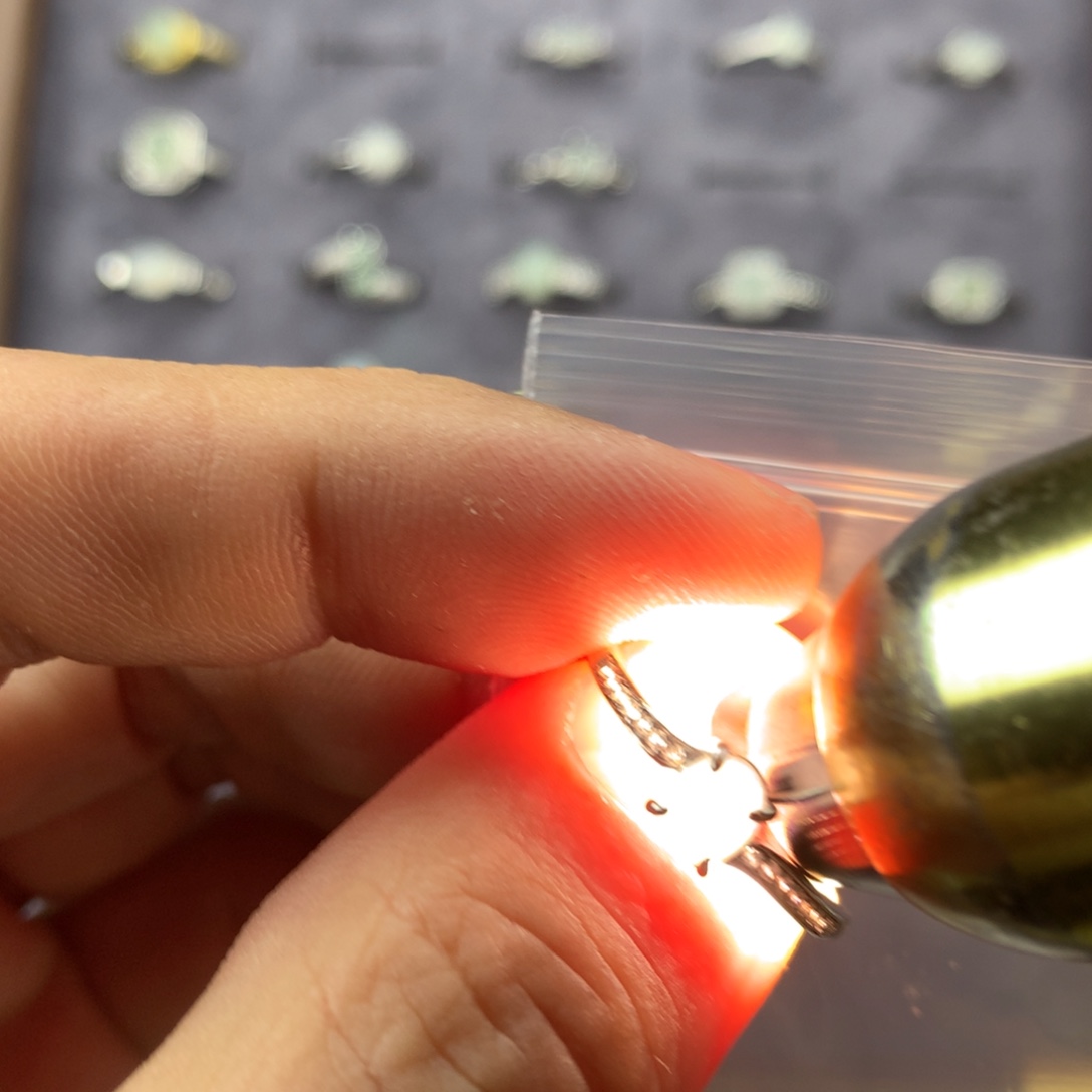 翡翠未镶嵌戒指789