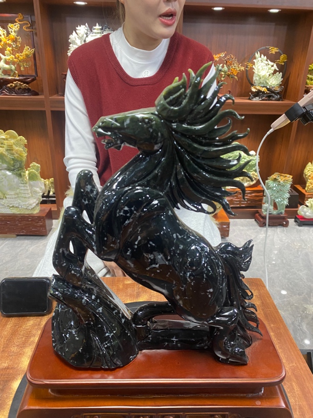 摆件新中式玄关山水摆件办公室摆件