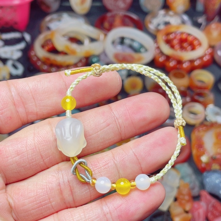 玛瑙/玉髓手链未镶嵌