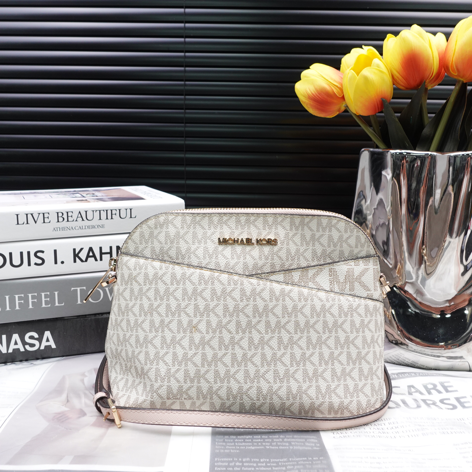 95新 MICHAELKORS/迈克高仕 单肩包/T10251032