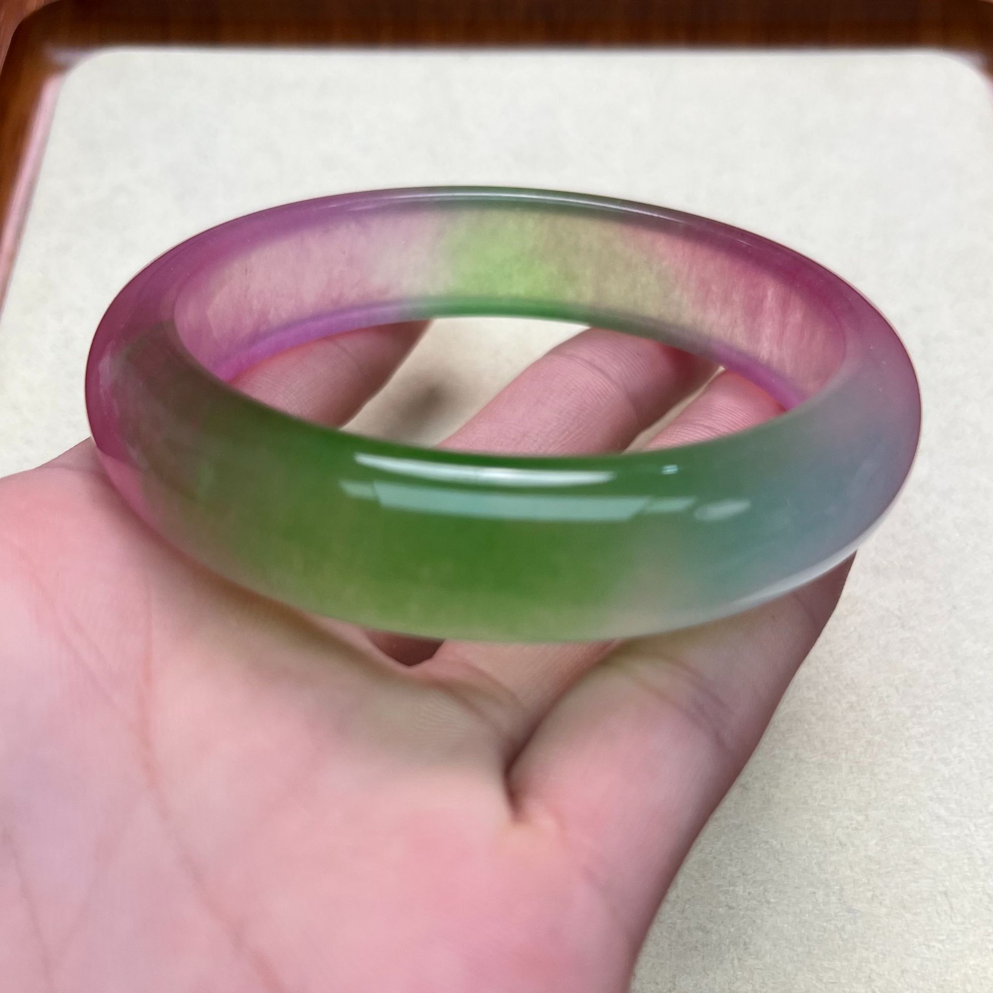 非金属珐琅手镯 马卡龙色 妈妈镯 G129