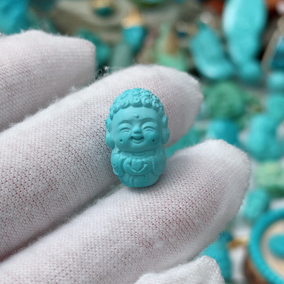 绿松石珠宝奇石未镶嵌