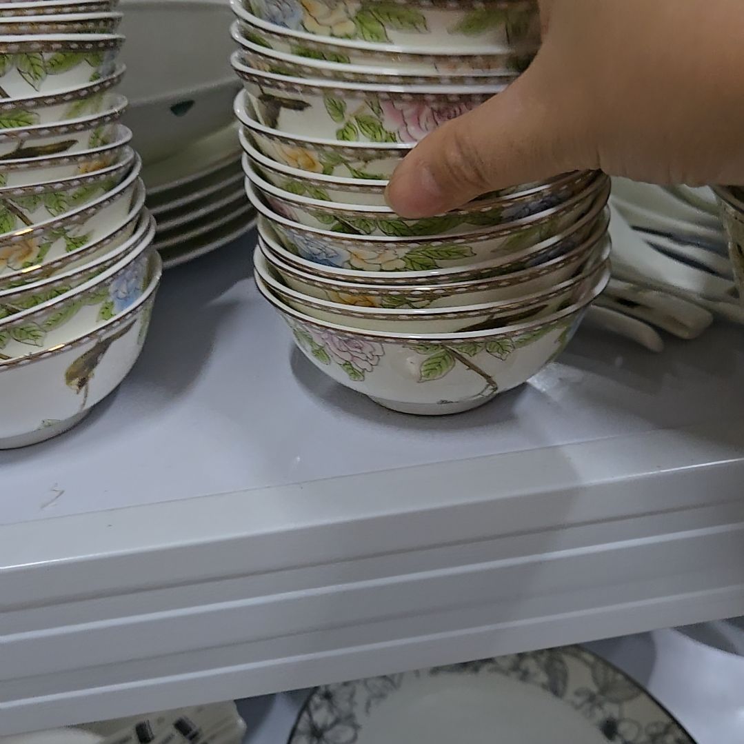 瓷片瑕疵琴瑟和鸣4寸6个小汤碗66666
