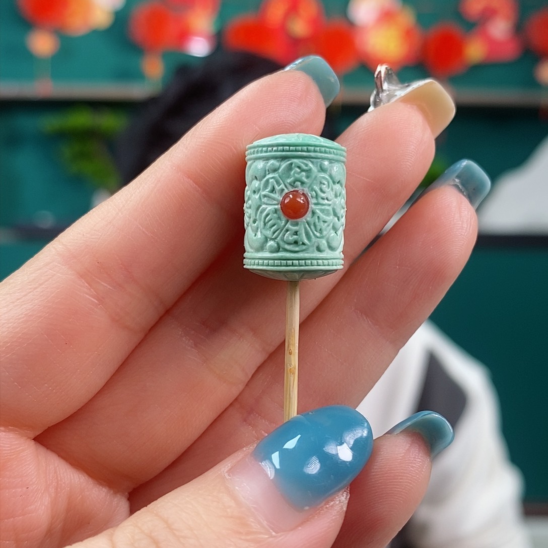 绿松石珠宝奇石未镶嵌