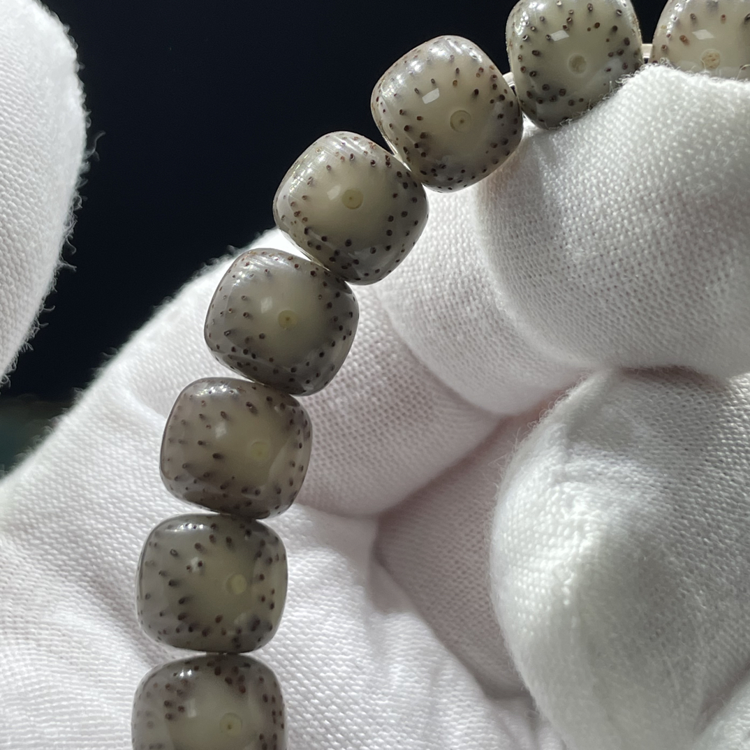 懿缘 S级金标款9.5×8.5石玉料同枝果玉化小冰糖一物一图高端星月