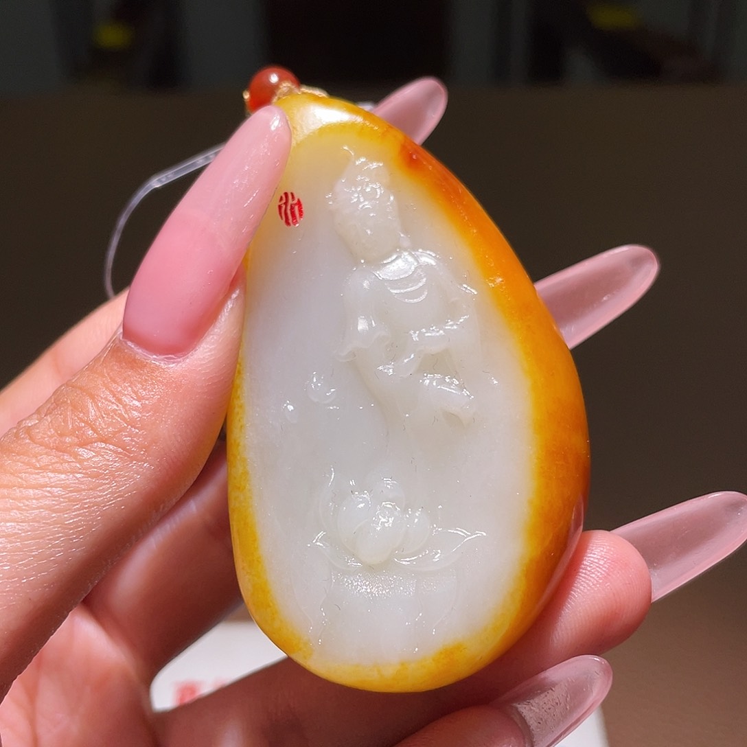 和田玉未镶嵌颈饰D2