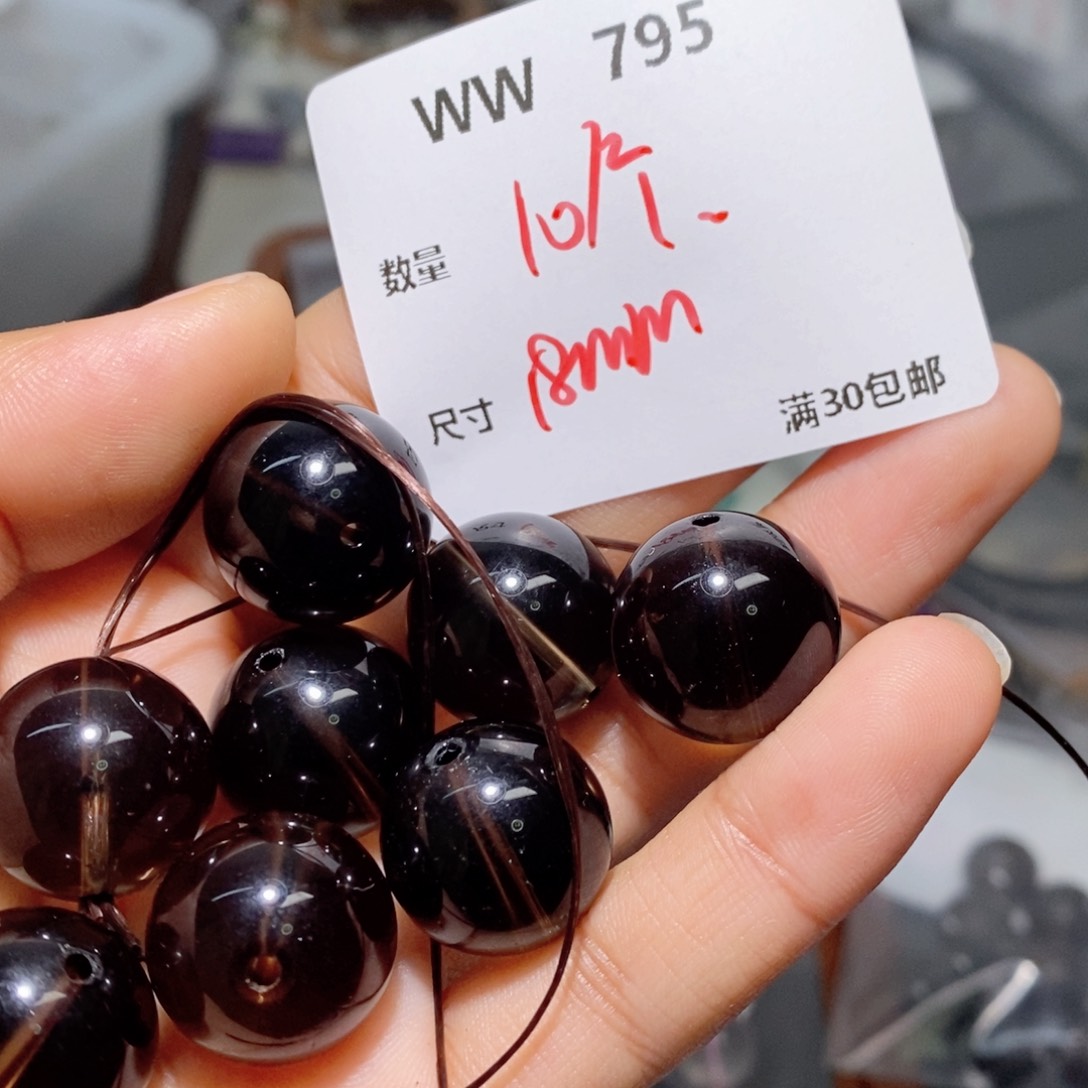 水晶颈饰银S925镶嵌WW795