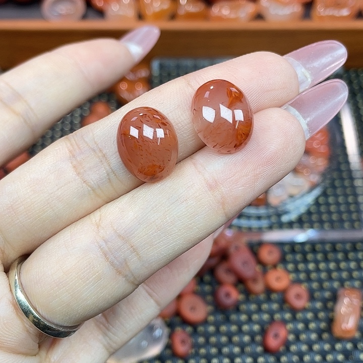 南红玛瑙未镶嵌颈饰蛋面