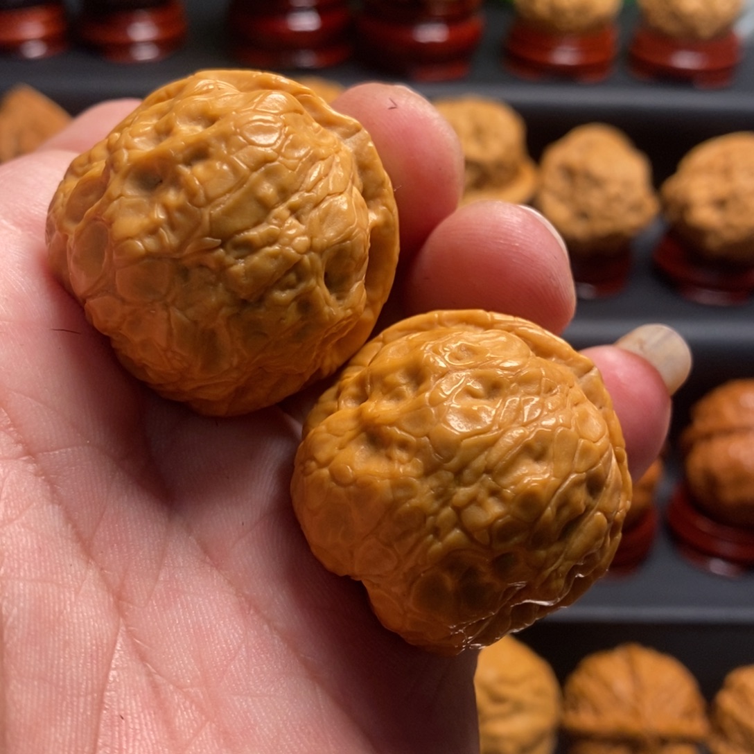 文玩核桃吊坠玄武元宝42尺