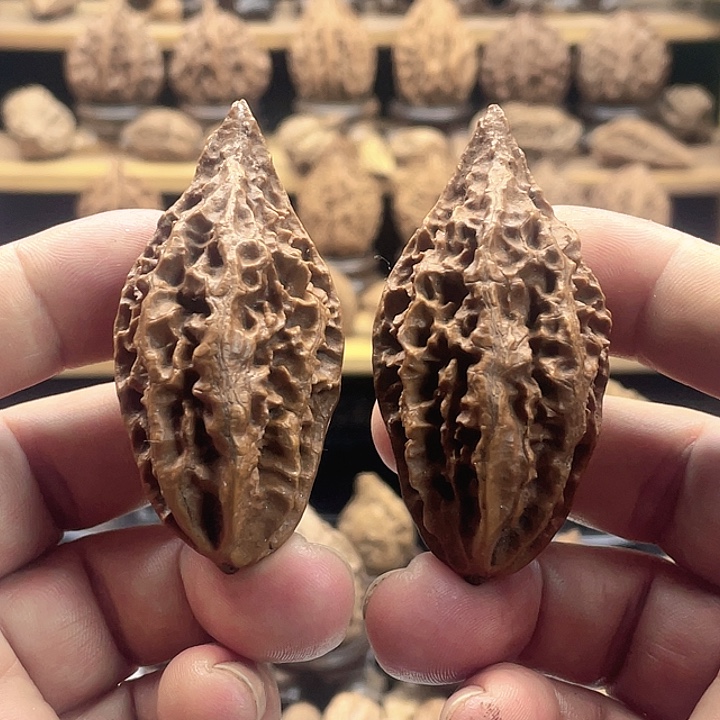 把件文玩核桃大柳叶25