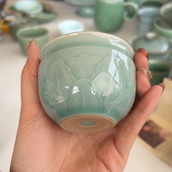 小米茶器龙泉青瓷