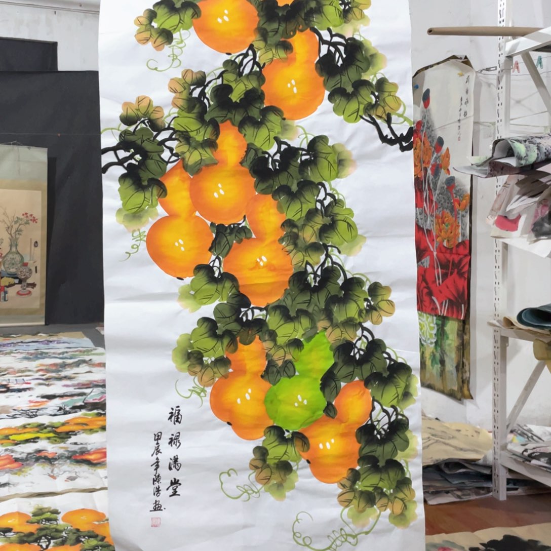 国画国画作品画心一张