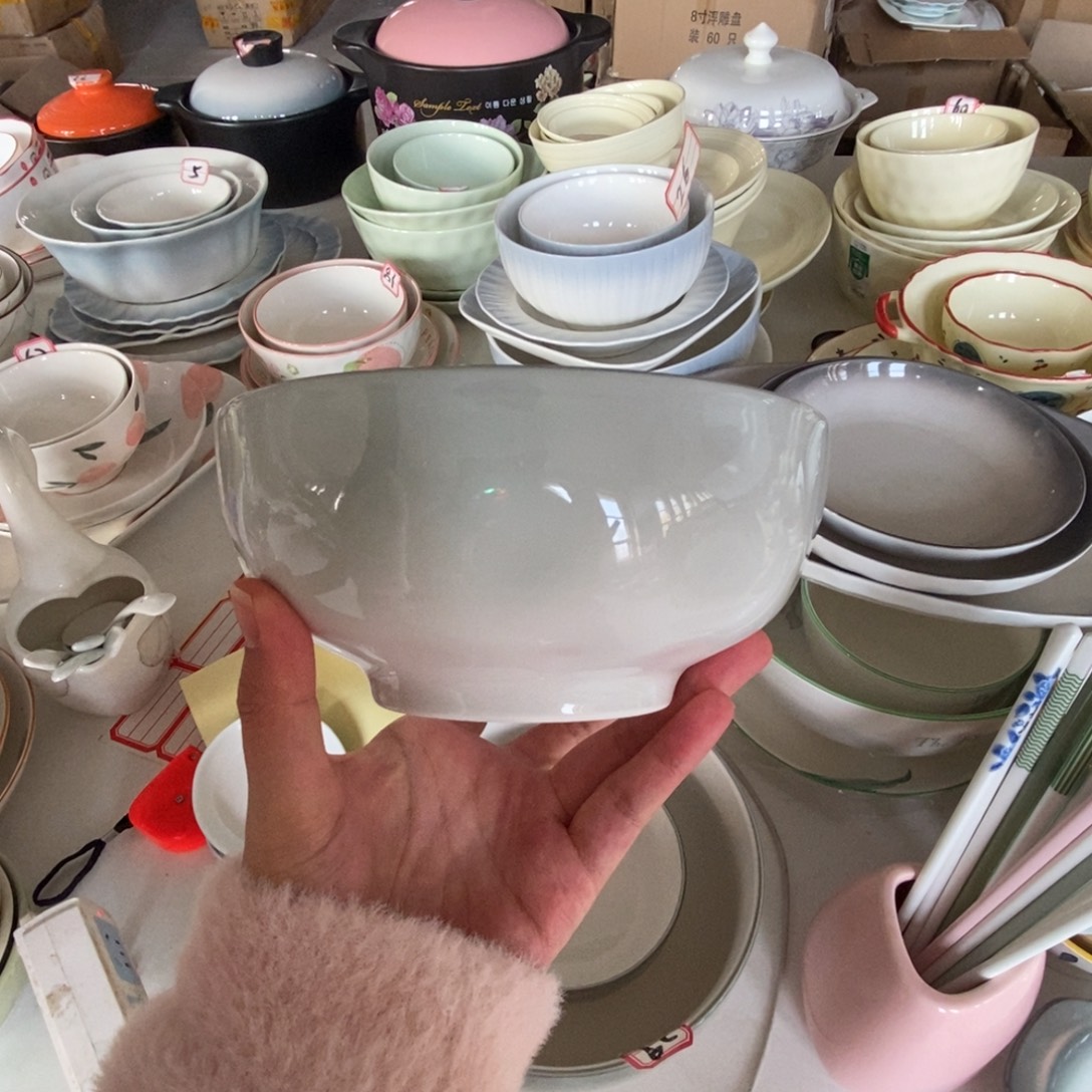 陶两个六英寸面碗