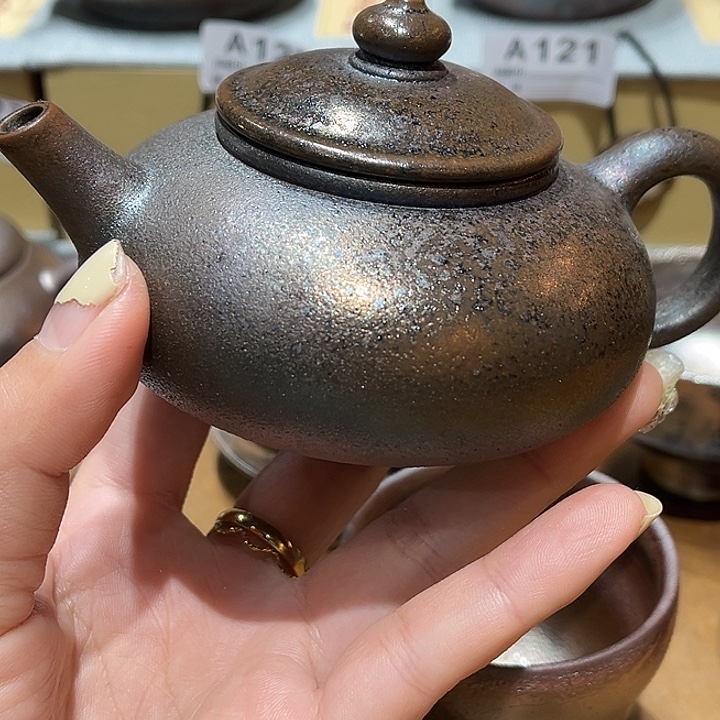 杯紫泥瑕疵柴烧茶壶不退换