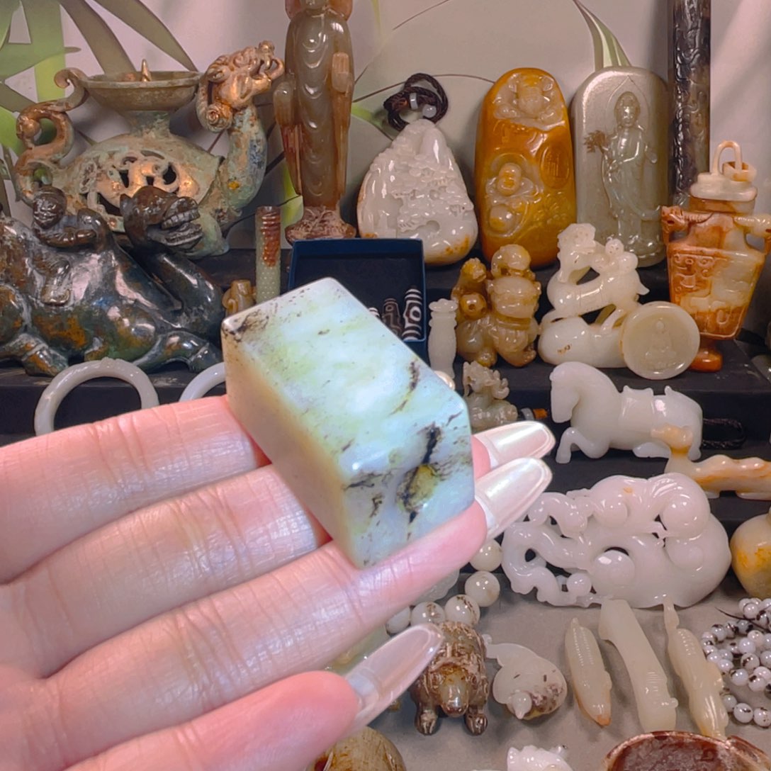 和田玉挂件未镶嵌8