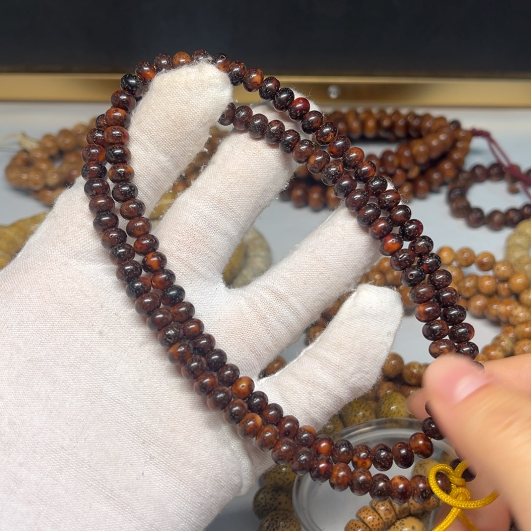 星月菩提吊坠75正月黑金玉化小苹果