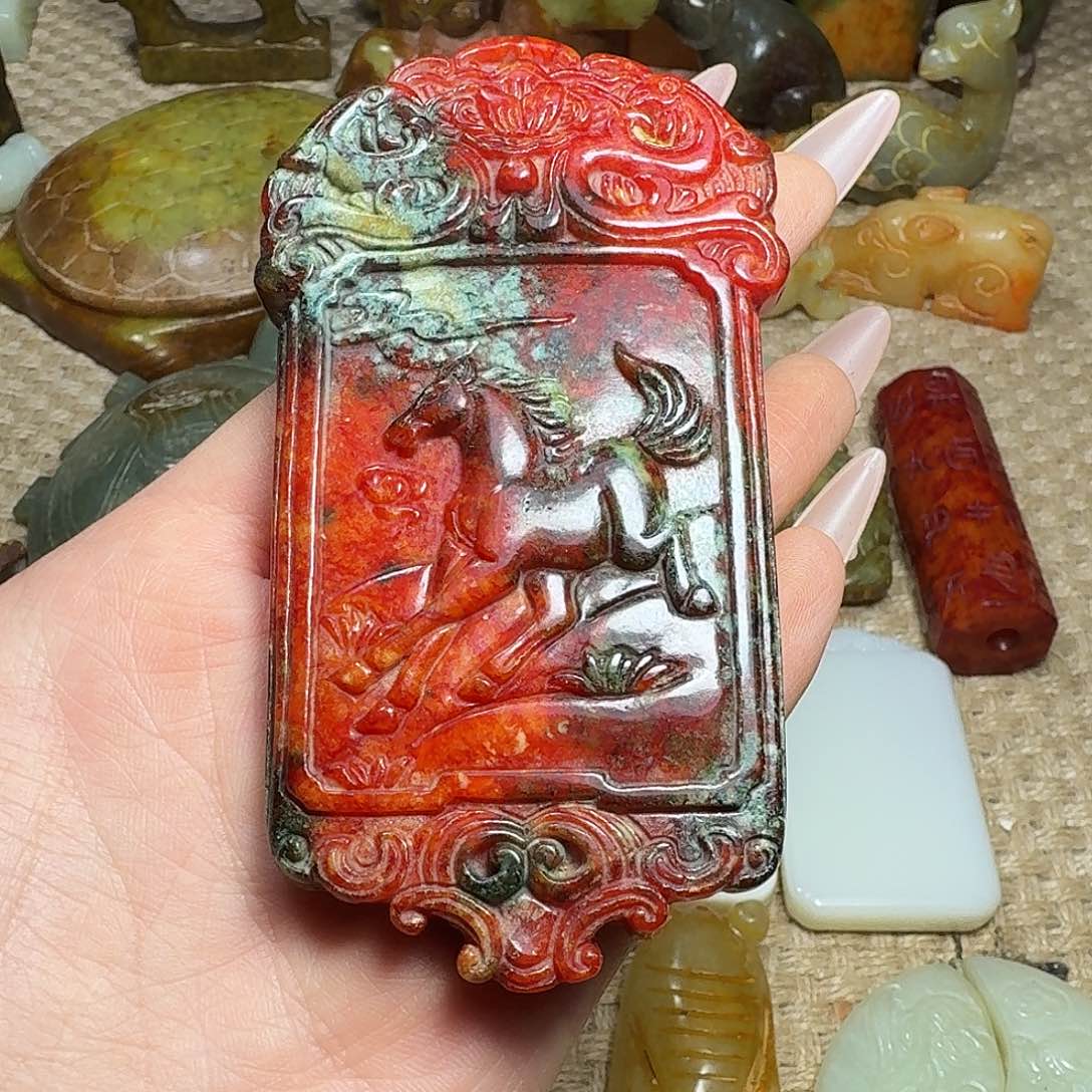 白玉菩提吊坠挂件