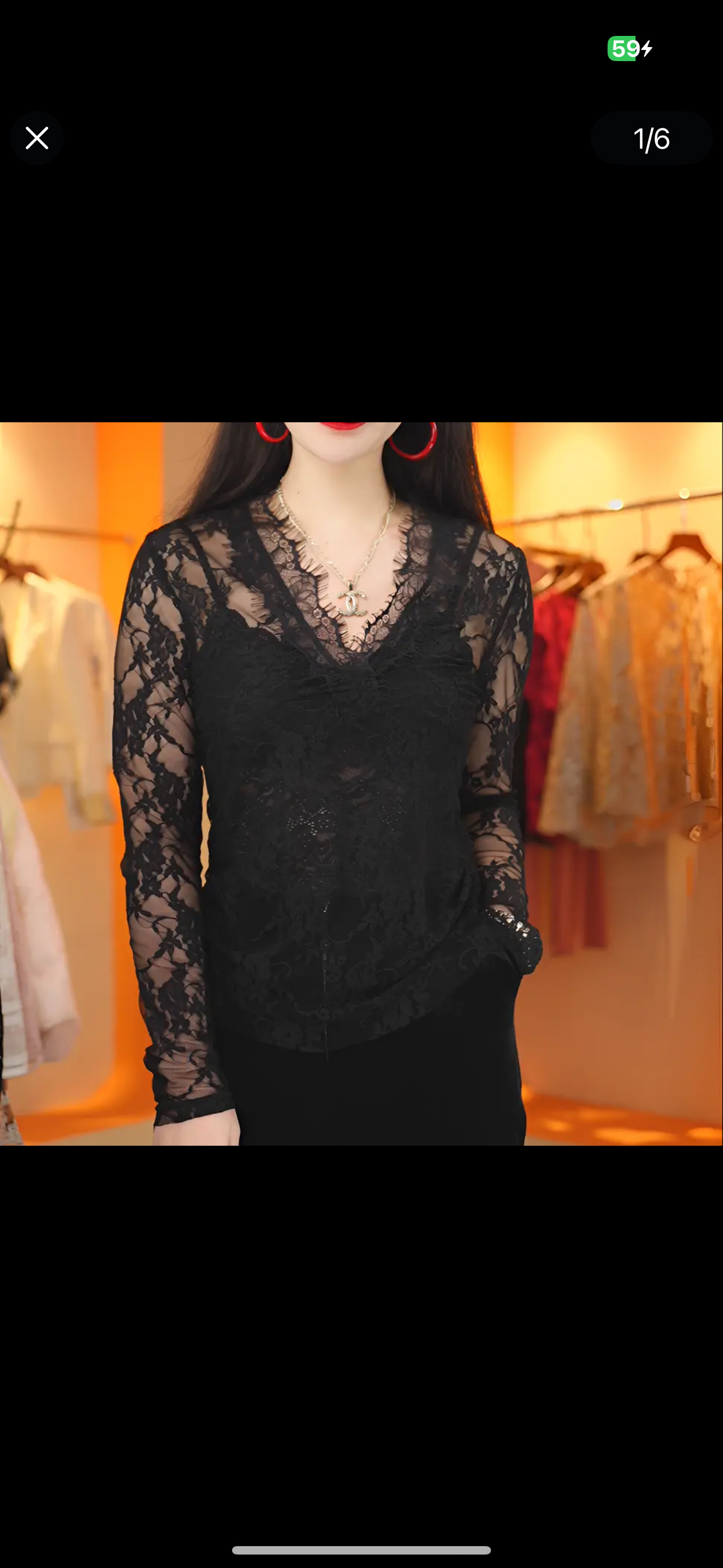 蕾丝长袖上衣气质修身显瘦百搭打底衫春秋洋气时尚