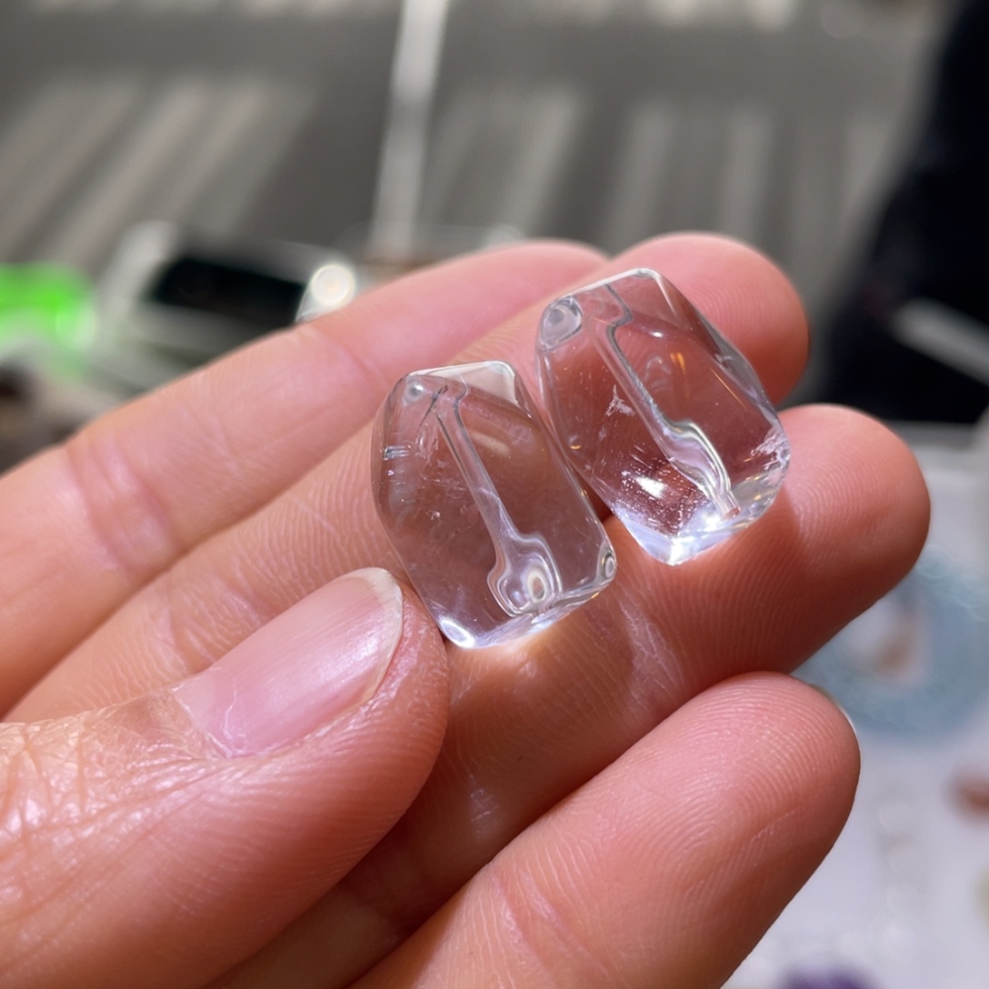 水晶未镶嵌珠宝半成品