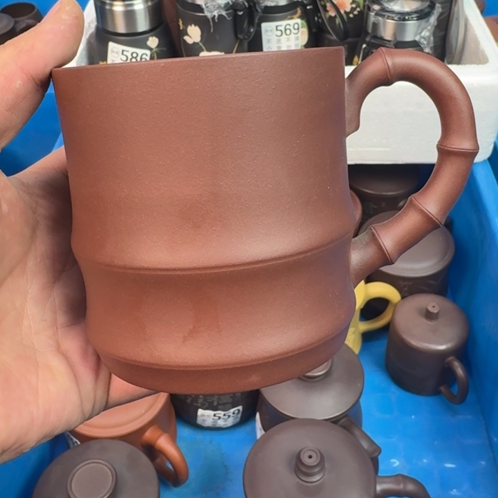 紫砂茶杯宜兴紫砂微瑕