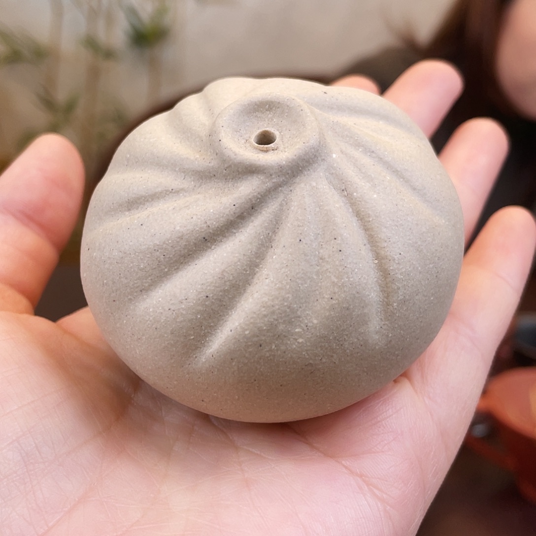 茶壶紫砂茶宠馒头