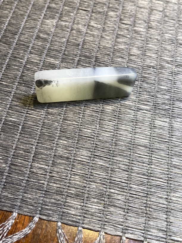 青花素形山水牌子17.9克