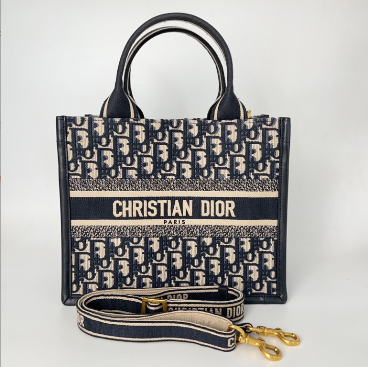 全新未使用 DIOR/迪奥 Oblique新款托特小号/直播间展品