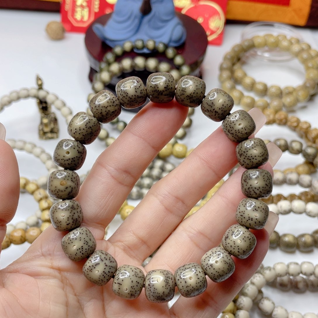 星月菩提吊坠他**爷石玉料奶奶灰小细星卡12