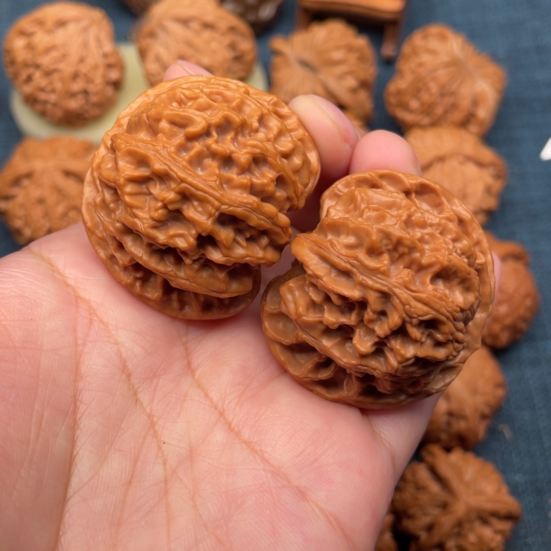 文玩核桃把件42毕业球苹果全品