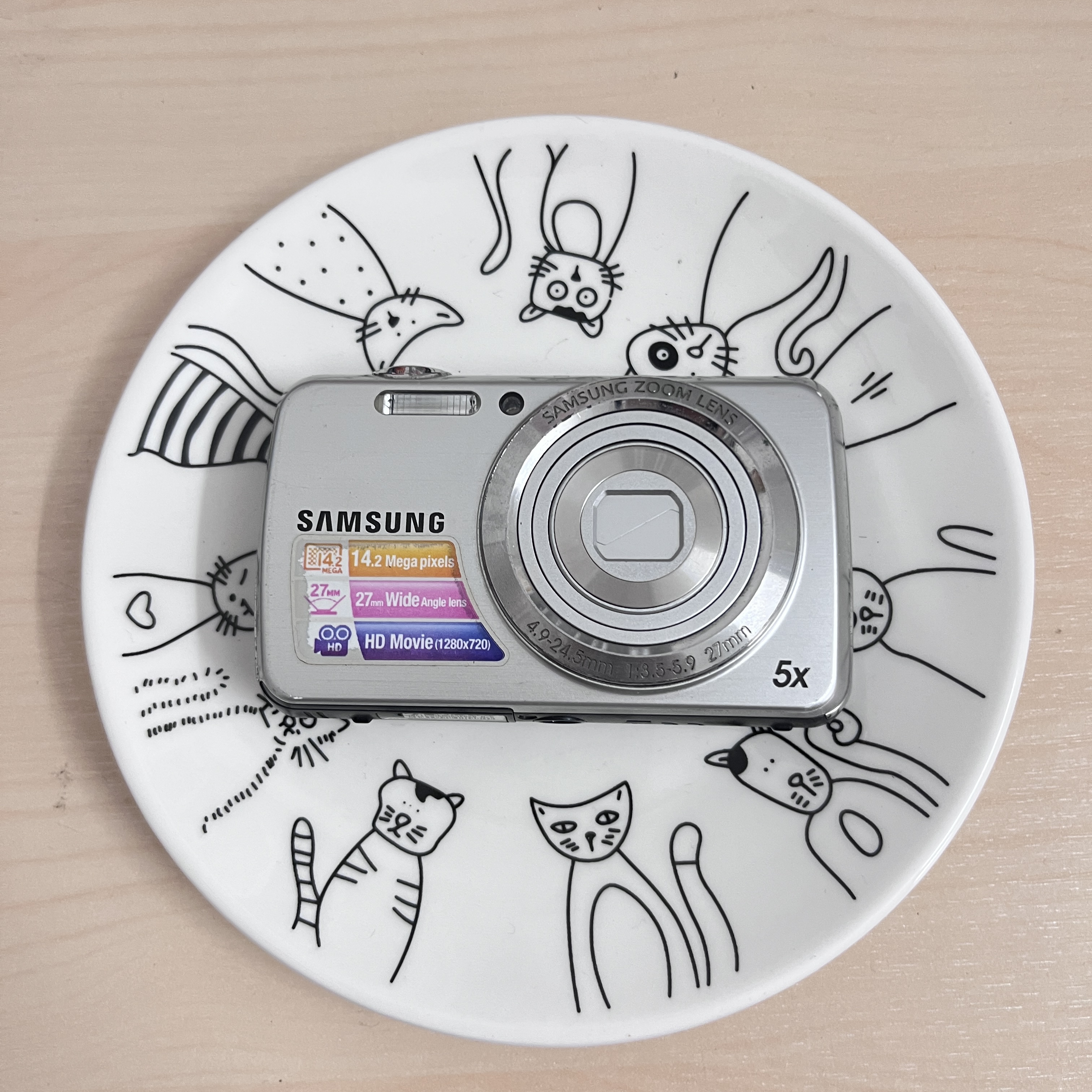 9新 Samsung/三星 pl20 复古冷白皮 配件齐全